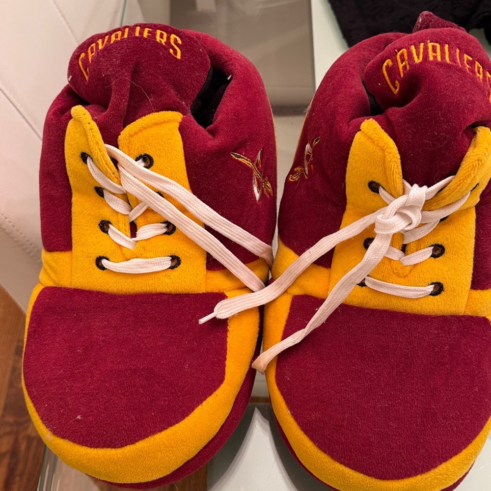 Cavaliers Red and Yellow Slippers